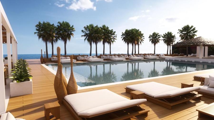 Mediterranean Beach Palace Hotel Monólithos Dış mekan fotoğraf